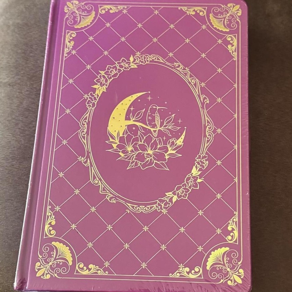 Faux Leather Journal Notebook with Numbered Pages, Purple